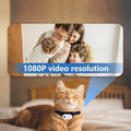 Pet Collar Camera with Video Recording Outdoor Dog Tracking Body Camera Collar for Cats and Dogs Monitoring