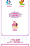 New Genuine My Little Pony Series Sweetheart Amusement Park Blind Box By Hand Doll Ornaments Desktop Ornament Halloween Gifts