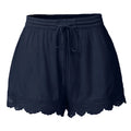 Shorts For Women Ruffle Hem Casual Shorts Plus Size Drawstring  Lace Shorts