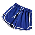 Women Striped Casual Shorts Korean Harajuku Loose All Match Sports Shorts Summer Fashion Simple Yoga Thin Mini Shorts Female