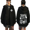 2026 My Chemical Romance MCR Dead Zipper Hoodie Black Parade Punk Emo Zip Up Sweatshirt Men Fashion Vintage Hip Hop Hoodies