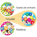 Different types of Spanish learning cards for children to improve their cognitive abilities  back to school