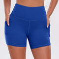 1PCS Women Shorts with Pockets Tummy Control Butt Lifting Cycling Tights Stretchy Slim Sports Shorts Summer Casual Wear