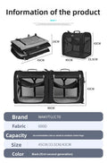 Wakytu two-in-one foldable cat center Transport box. Cat car transportation. Two cat and dog double pet transportation bags