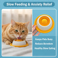Pet Lick Toy Slow Bowl Feeder Interactive Pet Toy, Boredom Relief Treat Dispenser for Dogs & Cats Pet Enrichment Toy