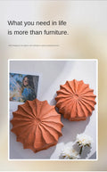 Red Ceramic Vases With A Sense of Luxury And High Aesthetic Value. Creative Nordic High-end Decoration