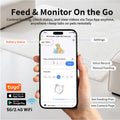 Furpipi Automatic Cat Feeder With 1080p Camera WiFi 8L Easy-clean Smartlife Tuya APP Remote Control Pet Dog Cat Kibble Dispenser