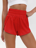 2025 New European and American Women's Shorts High Waist Elastic Loose Quick-drying Sports Casual Shorts Breathable Pants