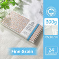 Potentate Deckled Edge Sketchbook 300g Drawing Paper 24Sheet Cold Pressed Texture Sketch Pad Watercolor Notebook for Art Student