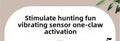 USB Rechargeable Electric Flapping Bird Cat Toy Touch Activated Squeaky Plush Toy With Catnip Interactive Play Toy For Pets