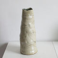 New Chinese national tide ceramic vase coarse pottery vase flower arrangement retro nostalgia handmade hotel Zen decoration