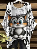 Cute Cat Pattern T Shirt for Women Animal 3D Printed Short Sleeves Summer Fashion Crew Neck Tops Girl Tees Streetwear T-Shirts