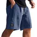 Men's Jacquard Casual Shorts Summer Harajuku Solid Sweatpants Fashion Men Short Pants Retro Men Clothes Roupas Streetwear New