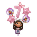 Gabby Dollhouse Birthday Party Supplies Plates Cups Tablecloth Napkins Gabby Cat Birthday Decoration Supply Kit Kids Party Favor