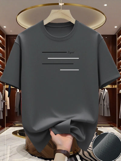 Round Neck Running Tshirt Men Thin Top Legend Print Quick Dry Short Sleeve Breathable Fitness Sports T-shirt Wear for all Season