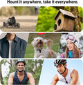 4K HD Mini Pet Collar Camera Wide Angle Lens 1080P FHD Portable Dog Cat Neck Camera Vlog Sport Action Body  WiFi Video Recording