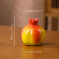 Orange Lemon Vase Fruit Shaped Desktop Decorations Ceramic Vase Flower Arrangement Hydroponic Plants Flower Pot Ornament Crafts
