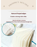 Potentate Deckled Edge Sketchbook 300g Drawing Paper 24Sheet Cold Pressed Texture Sketch Pad Watercolor Notebook for Art Student