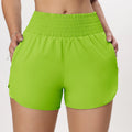Women's Quick Dry Shorts Lining with Zip Pocket High Waisted Comfortable Shorts Sportswear