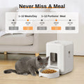 2L Smart WiFi Automatic Pet Feeder for Cats And Dogs with Timer Food Dispenser And Low Food Alert