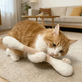 Large Size Cat Grinding Biting Stick Bite Resistant Durable Giant Cotton Swabs Cat Toys Cotton Swab Shaped Kitten Chew Sticks