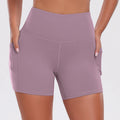 1PCS Women Shorts with Pockets Tummy Control Butt Lifting Cycling Tights Stretchy Slim Sports Shorts Summer Casual Wear