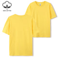 20 Colors Solid Color Summer Soft 100% Cotton Womens T-Shirts Y2K Loose Clothes Fashion Tee Tops Street Multicolor Short Sleeve
