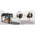 Wakytu two-in-one foldable cat center Transport box. Cat car transportation. Two cat and dog double pet transportation bags