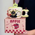 Ceramic Mug High-looking Cute High-temperature Resistant Student Dormitory Office Portable Water Cup
