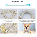 Pet Cooling Ice Scarf Cool Ice Breathable Towel Heatstroke Dogs Cats Ice Collar Cat Adjustable Collar Bib Pet Supplies