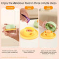 Funny Interactive Pet Lick Promotes Dental Health Self-Soothing Snack Bowl Training Yogurt Licking Plate for Dogs Cats