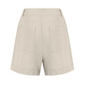 Cotton Linen Solid Shorts For Women Button High Waist Summer Loose Casual Pockets Shorts Female Pants Women Clothing