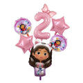 Gabby Dollhouse Birthday Party Supplies Plates Cups Tablecloth Napkins Gabby Cat Birthday Decoration Supply Kit Kids Party Favor
