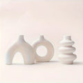 Bohemian ceramic vase set, decorative vase ornaments, wedding living room, bedroom, coffee shop, dining table decoration gifts