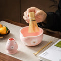 1/2Pcs Ceramic Matcha Bowl,Sakura Japanese Style Matcha Bowl Artistic Ceramic Tea Ceremony Bowl Salad Bowl For Matcha