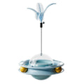 New Cat Toys Leak Food Tipping Wheel Flying Saucer Cat Teasing Artifact Cat Self Hi Pet Toy Detachable Feather Head Pet Toys