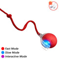 Self-Moving Automatic Cat Teaser Ball with Faux Tail Rechargeable Smart Sensor Cat Toy for Indoor Cats Cat Toys Interactive