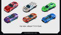 3D Rail Car - Over the Track, High Impact Flying Car - Transformed Inertial Car Puzzle Power Car Toy Set - Alloy Car Toy Set