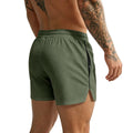 Men's new breathable mesh quick-drying sports shorts with a drawstring waistband, suitable for casual and fashionable sports wea