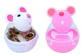 Slow Feeder Cat Toy Mouse Tumbler Treat Dispenser for Cats Small Dogs Interactive Pet Puzzle Toy Leak Food Ball IQ Training