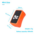 Mini 4G Pet GPS Tracker Collar Lightweight Anti-Lost Alarm Geo-Fence for Dogs Cats