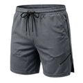 Men's new breathable mesh quick-drying sports shorts with a drawstring waistband, suitable for casual and fashionable sports wea