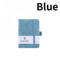 1pc A7 Pocket Notebook Journals, Small Notepad Notebooks For Note Taking.A7 Mini Note Pads With Pen Holder. 200 Pages notebooks