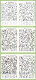 32 Pages Search and Find Activity Book | Look and Color Find Book for Kids | Educational Puzzle Book