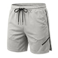 Men's new breathable mesh quick-drying sports shorts with a drawstring waistband, suitable for casual and fashionable sports wea