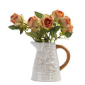 Contrast color with handle ceramic vase American country retro home desktop hydroponic flower decoration