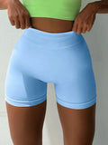 Women's Yoga Shorts High Waisted Fitness Pants Peach Hip Seamless Hip Lifting Ladies Sports Shorts
