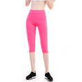 High Waist Push Up Fitness Leggings Crop Wide Waistband Cycling Short Leggings Workout Jogging For Women Training Leggings