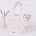 Puppy Dog Cat Bag Portable Pet Carrier Bag Breathable One-shoulder Bag Handbag Summer Travel Dog Outdoor Transport Basket Poodle