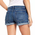 Summer Students Denim Shorts Women 2025 Female Harajuku Cotton HOLE Jeans Ladies Elastic Pockets Harem Trousers Short Pants